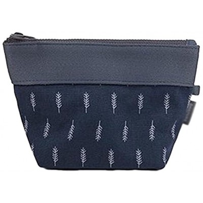 dosige Zipped Coin Cosmetic Purse multi-uso Wallet Credit Cosmetics Skin Care Cell Phone 12*12*7cm dark blue