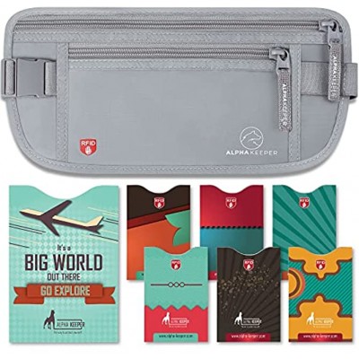 Money Belt for Travel with RFID Blocking Sleeves Set for Daily Use
