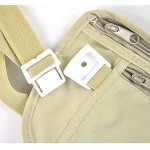 Ogquaton Travel Money Belt for Security Bag Passport Cash Holiday Travel Belt Money Waist Bag Creative and Useful
