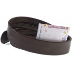 Safekeepers Moneybelt Leather Money Belt Brown XXX-Large