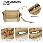 UBORSE Tactical Waist Bag Military Molle Bumbag Water-Resistant Multifunctional Hip Belt Bag for Outdoor Running Travel Hiking Cycling Camping Climbing
