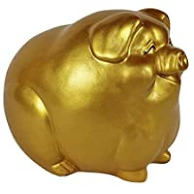 XHAEJ Money Banks Piggy Bank Personalized Piggy Bank Resin Piggy Bank Coin Money Cash Saving Box Collectible for Boys Girls Kids Pig Toy Gift Desktop Decoration Counting Money Jar Big Piggy Bank