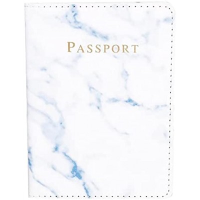 Blue Marble Passport Holder Cover Id Credit Card Pu Leather Fun Travel Organiser Gift Passport for Men Women
