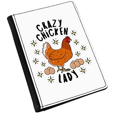 Crazy Chicken Lady Stars Passport Holder Cover