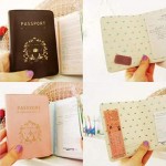 Fashion PVC Passport ID Credit Card Cover Travel Durable Protective Holder Case Brown High Quality