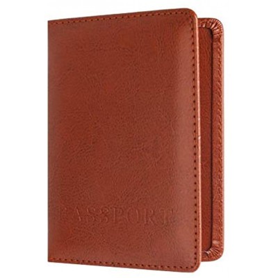 Leather Blocking Passport Holder Cover Case Travel Passport Wallet Very Practical and Popular