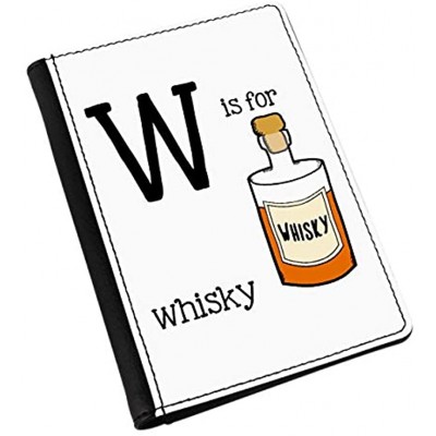 Letter W is for Whisky Passport Holder Cover