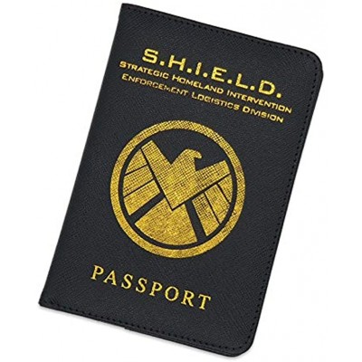 Marvel Asgard Wakanda Hydra Travel Passport Holder Wallet case Cover Marvel Shield