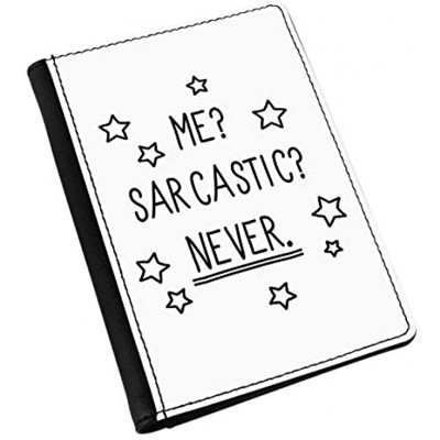 Me Sarcastic Never Passport Holder Cover