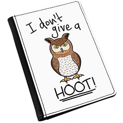 Owl I Don't Give A Hoot Passport Holder Cover
