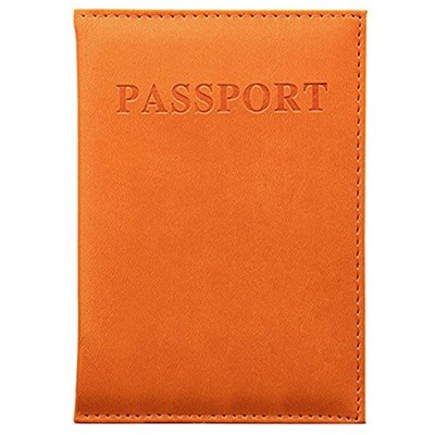 Spirtan Passport Holder Travel Covers for The Family Choose from Several Colors Orange