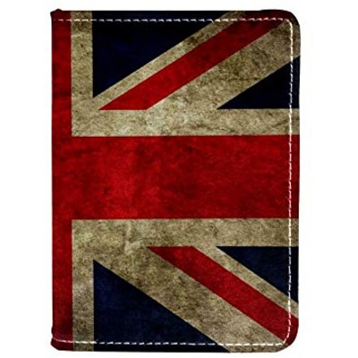 TIZORAX American Flag Leather Passport Holder Cover Travel Wallet Cover