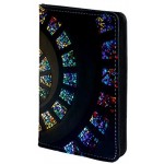 TIZORAX Assorted-Colored Spiral Stairs Leather Passport Holder Cover Travel Wallet Cover