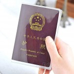 Transparent Passport Protect Cover Travel Accessory Passport Cover Holder Case Organizer Portable and Useful