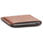Woolnut Passport Leather Travel Sleeve Case Cover Cognac Brown