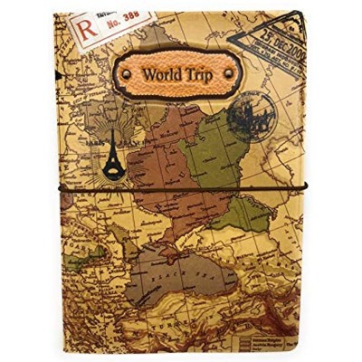World Trip Passport Holder Cover Case – World Map – Waterproof