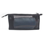 Anzirose Small Travel Toiletry Bag Case Meshy Transparent Pouch with Zipper for Man and Woman S 9.5x5x2in