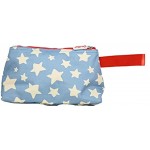 Cath Kidston Shooting Star Wash Toiletry Bag Pencil Case Pouch in Soft Blue Recycled Polyester