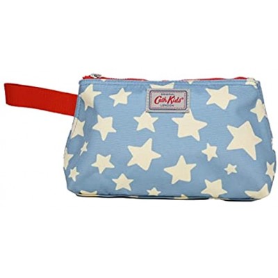 Cath Kidston Shooting Star Wash Toiletry Bag Pencil Case Pouch in Soft Blue Recycled Polyester