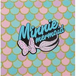 Disney Minnie Mermaid Adaptable Beauty Case Pink 25x20x11 cm Polyester