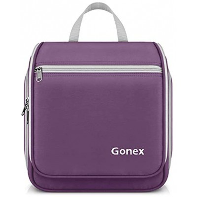 Gonex Hanging Toiletry Bag Travel Organizer Bag for Makeup and Toiletries Men Women