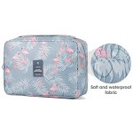 Hanging Travel Toiletry Bag,Flamingo Wash Bag Portable Make Up Bag for Women,Large Capacity Cosmetic Bag Perfect for Travel Daily Use