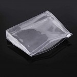 Mini Small PVC Transparent Plastic Cosmetic Organizer Bag Pouch with Zipper Closure for Vacation Travel Bathroom and Organizing Waterproof Makeup Bag