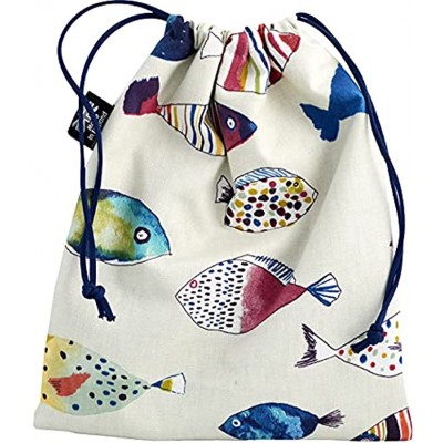 Vagabond Bags Ltd Fancy Fish Drawstring Bag Multi