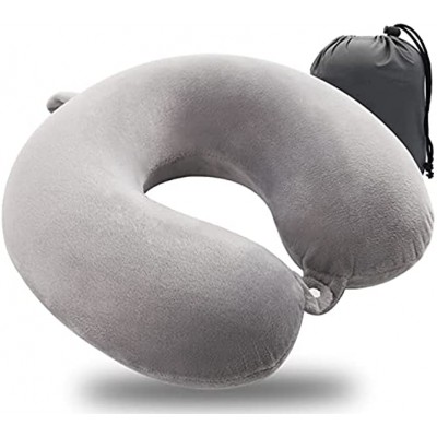 Ecosafeter Portable Travel Pillow Perfect Memory Foam Neck Support Pillow,Luxury Compact & Lightweight Quick Pack for Camping,Sleeping Rest Cushion