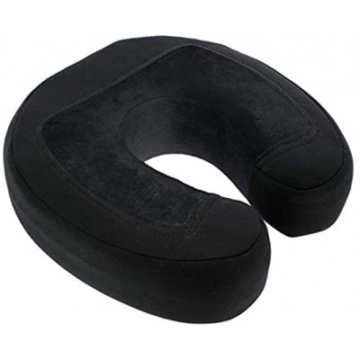 Ergonomic Memory Foam Neck Support Pillow Microfiber Velvet Cover Neck Pillow for Car Office Travel