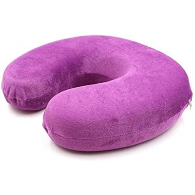 U Type dosige Memory Foam Pillow Pillow Slow Rebound supplies automotive Neck Pillow Travel Neck Pillow Pillow Pillow Neck Pillow Plane Pillow U Shape Size 8 * 30 * 30 cm Purple