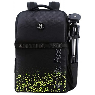Arctic Fox Camera Backpack Click Lime Popsicle with 17 Inch Laptop and Tripod Holder