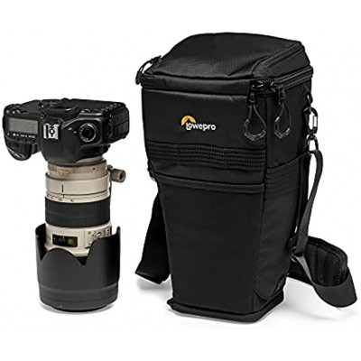 Lowepro ProTactic TLZ 75 AW DSLR toploader expand to hold up to 70-200mm f 2.8 and lens hood with portrait grip camera gear to personal belongings for DSLR Like Canon 5D LP37279-PWW