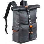 SBSNH Concept Camera Backpack Waterproof Photography Bag for DSLR Lens 15.6 Laptop Bag Color : As Shown Size : One Size