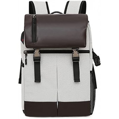 SFFZY DSLR Waterproof Camera Backpack Large Capacity Anti-theft Photography Bag with Reflector Stripe Color : Light Gray Size : One size