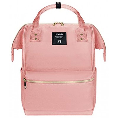 KALIDI Ladies Backpack Fashion Lightweight School Bag Casual Daypack Rucksack Water-Resistant Laptop Backpack fits 15 inch MacBook Laptop for Boys Girls Men and Women,Pink