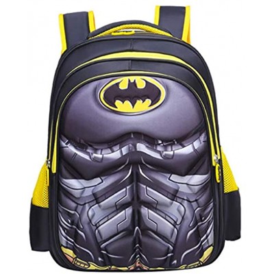 16.5 inch 3D Batman Children's Backpacks School Bag KATKAL Waterproof Canvas Knapsack