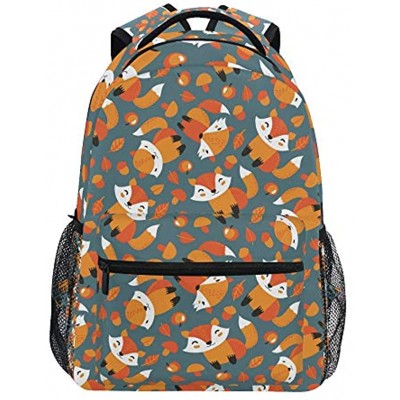 Children's Backpack Schoolbag Cute Fox Large Capacity Students Bookbag Rucksack Knapsack for Boys Girls Adults Teen