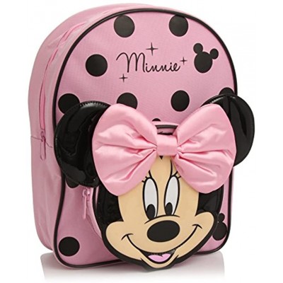 Disney Minnie Mouse Backpack Pink Black
