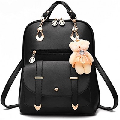 Dunland Fashion Casual Cute PU Leather School Bag Backpack Shoulder Bag for girls