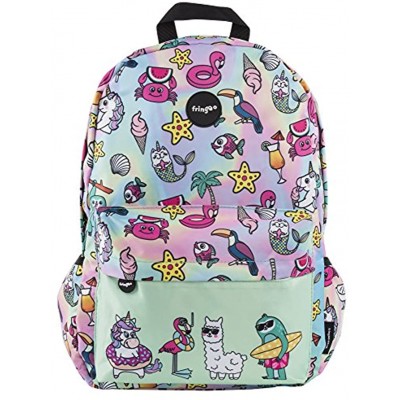 FRINGOO® Girls Boys School Backpack Waterproof Travel Bag Fits Laptop 17'' Dream Team