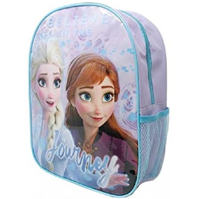 Frozen II Small Light Canvas Backpack with Mesh Pocket