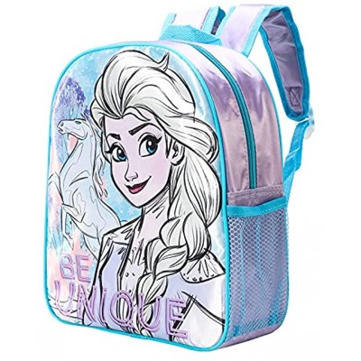 Frozen Kids Childrens Backpack School Rucksack Travel Bag Boys Girls with side mesh pocket