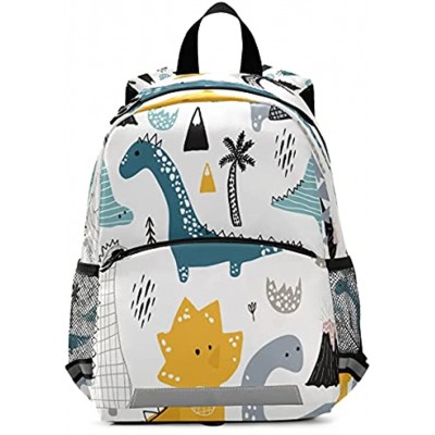 Kids Backpack Dino Scandinavian Style Kindergarten School Bag for Toddler Girls Boys
