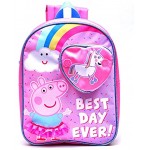 Peppa Pig Layna Studio Kawaii Backpack With Flippable Pocket