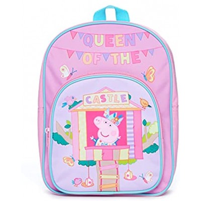 Peppa Pig Queen Of The Castle Childrens Backpack Pink