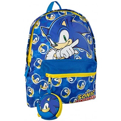 Sonic The Hedgehog Kids Backpack Blue