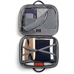 Bellroy Flight Bag Professional Carry-on Shoulder Bag Fits 16 Laptop Clamshell Design Hideaway Backpack Straps Black