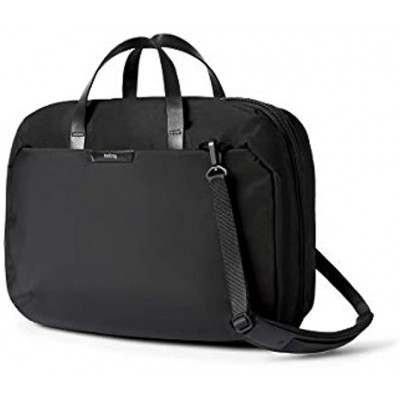 Bellroy Flight Bag Professional Carry-on Shoulder Bag Fits 16" Laptop Clamshell Design Hideaway Backpack Straps Black