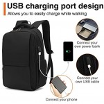 Besttravel Laptop Backpack Business Travel Backpack with USB Charging Port Water Resistant Laptop Rucksack Anti-Theft Backpack for Men Women Fits 15.6-inch Laptop School Bag